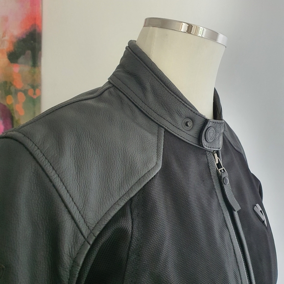 Rev'It! Women's Motorcycle Leather and Textile Ignite 2 Jacket Size L - Picture 10 of 12